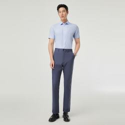 雅戈尔 VSTP114807IBY 200支纱棉桑蚕丝 浅蓝 39 男士衬衫