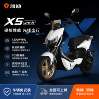 雅迪 X5Pro 石墨烯铅酸 新塔夫绸白 车架套装 电动摩托车