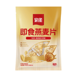 家雀 即食燕麦片 零添加蔗糖 175g 冲饮谷物