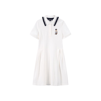 TEENIE WEENIE 女童运动学院风短袖POLO裙 浅粉色 140cm