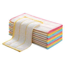 美丽雅 洗碗抹布厨房专用30*30cm20片不易沾油不掉毛吸水洗碗巾刷碗神器