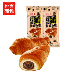 桃李 巧乐角面包 黑巧克力夹心 75g*8袋