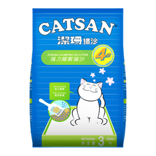 洁珊 除臭膨润土猫砂 9L