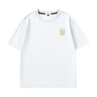 马克华菲 重磅冰感棉短袖T恤 黑色 XL