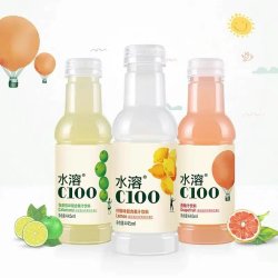 农夫山泉 水溶c100柠檬味果汁饮料445ml*3