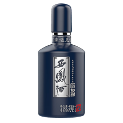 西凤酒 西凤 46度凤香型白酒 450mL 两瓶 礼盒装