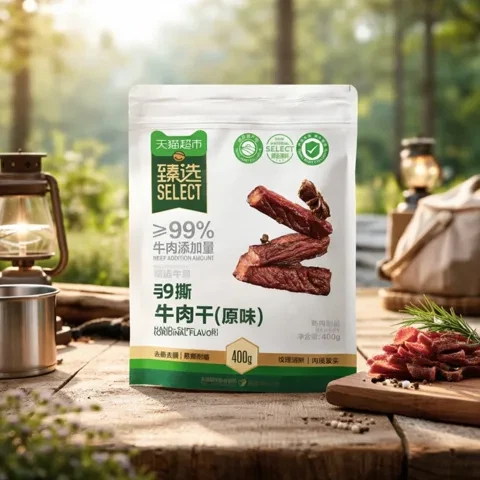 88VIP、今日必买：喵满分 猫超臻选手撕牛肉干原味400g