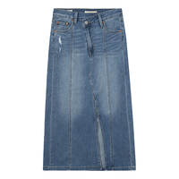 Levi's 李维斯 冰薄荷面料 女士美式蓝色半身裙