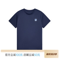 NAUTICA 凉感速干短袖儿童中大童青少年户外休闲防晒运动T恤 诺帝卡蓝 150 150c