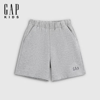 Gap 男幼童2026春季新款logo松紧腰针织短裤儿童装休闲裤861120