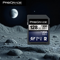 ProGrade Digital 铂格瑞 V90 SDXC卡 300MB/s 128GB 存储卡+PGM05读卡器