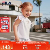 FILA X MICKEY MOUSE联名斐乐儿童短袖T恤2026夏季女小童上衣