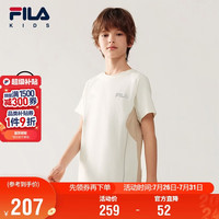 FILA 儿童童装短T类2026年夏季男中大童短袖T恤