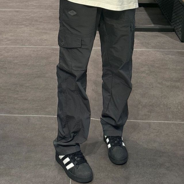 马登 美式工装裤子男款夏薄款运动速干休闲直筒长裤轻薄透气防水冲锋裤品质通勤男装