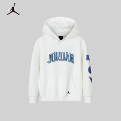 Jordan 耐克AJ童装儿童连帽卫衣乔丹飞人男童春季套头卫衣潮流舒适上衣