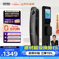 凯迪仕 Q20F Pro 3D人脸识别 双摄版 智能门锁