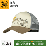 BUFF 夏季户外防晒遮阳帽男女棒球帽防紫外线平沿帽骑行跑步运动登山 时尚卡车帽 133556.555.