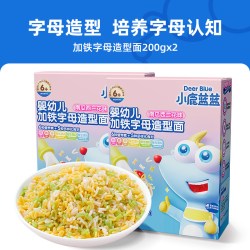 小鹿蓝蓝 婴儿果蔬面条无添加盐宝宝辅食