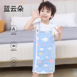 睡袋宝宝春秋薄款婴儿背心纱布肚围夏季儿童睡觉护肚防踢被防着凉