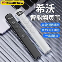Bimbosan 翻页笔教师用演讲多功能ppt遥控笔适用希沃电子多媒体投影仪笔课件控制激光触控笔红外线笔教学会议通用