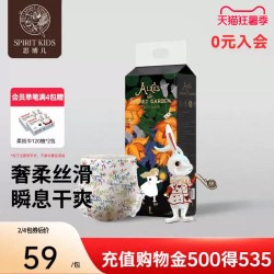 SPIRIT KIDS 思博儿爱丽丝拉拉裤超薄透气纸尿裤宝宝尿不湿*1包
