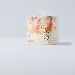 碧芭宝贝花海婴儿纸尿裤bibabebe超薄透气拉拉裤宝宝尿不湿