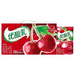 伊利 优酸乳 车厘子味 250ml*24盒