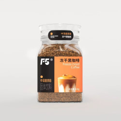 F5 COFFEE F5 中深烘精品冻干颗粒咖啡 100g 意式无蔗糖 燃脂提神