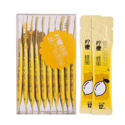 养蜂婆婆 蜂蜜柠檬柚子茶百香果汁蜜便携装 120g 12g*10