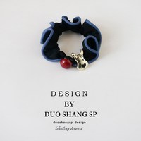 DOSUN 朵尚 撞色卡通小肠发圈 9厘米 AA4010