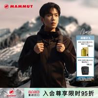MAMMUT Clion防风连帽夹克软壳男女上衣 黑色 L
