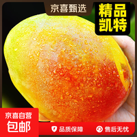 京喜 四川攀枝花凯特芒带箱10斤净重9.5斤单果400g
