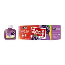 轻上 轻快活橙汁葡萄汁100%果汁含量小瓶0脂肪复合果汁饮料饮品整箱 轻快活葡萄汁150ml*15瓶