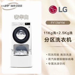 LG 双擎系列 FD13PWW 滚筒洗衣机 13.5kg 钛空银