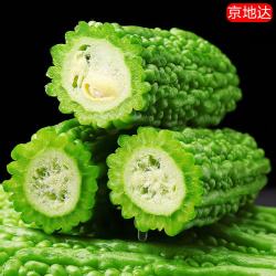 京地达 美邻惠享家山东新鲜苦瓜5斤装蔬菜农家自种绿苦瓜现摘现发源头直发