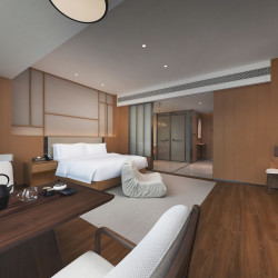 乐山禅驿·邑樂酒店1晚+DIY手工体验+盐浴体验&干·湿蒸体验+颂钵疗愈1份+乐山非遗美食双人晚餐1份/天+双人下...