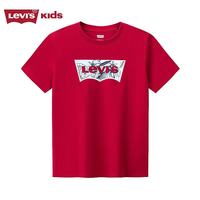 Levi's 男童短袖T恤速干抗菌儿童2026夏季运动女