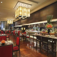 移动端:上海锦江汤臣洲际大酒店1晚+延迟退房权益+壹阶层西餐厅双人晚餐(周末为自助餐)