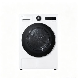 LG 双变频热泵柔烘10Kg干衣机滚筒家用小旋风烘干衣机