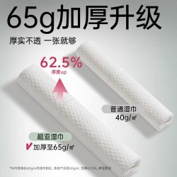 超亚医药 超亚婴儿湿巾小包便携迷你湿纸巾加厚小学生儿童随身装手口屁专用