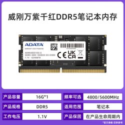 威刚 万紫千红DDR5 4800/5600MHz 16G/32G台式电脑内存条