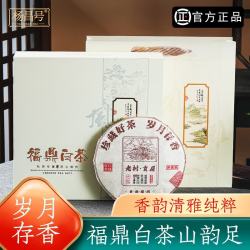 杨昌号 2015年福建福鼎白茶老树贡眉白茶枣香药香型白茶礼盒装350g饼 福鼎白茶350g/饼