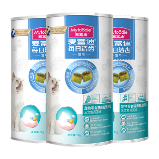 麦富迪 猫洁齿粒 三文鱼褐藻味 150g 猫咪零食