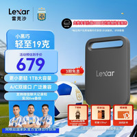 雷克沙 LSL260X001T-BNBNG USB3.2 小黑巧 1TB 移动固态硬盘
