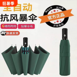 宜享 双龙骨全自动晴雨两用伞