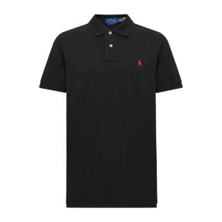 RALPH LAUREN 拉夫劳伦 刺绣半排扣短袖Polo衫