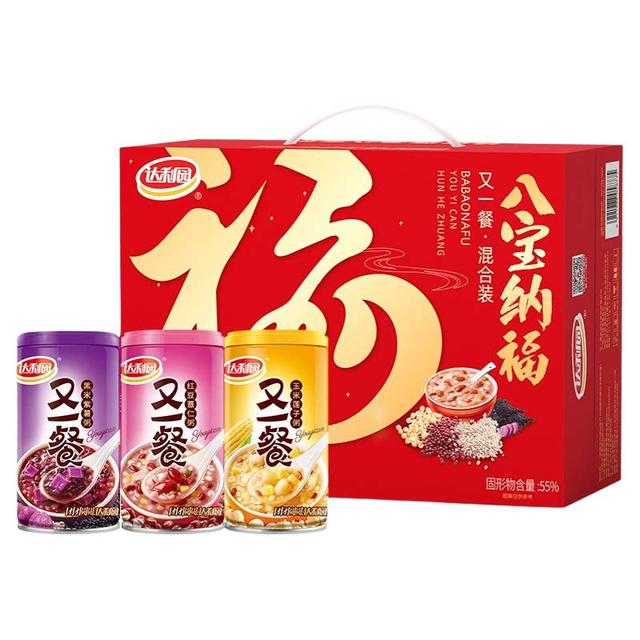 达利园 混合口味八宝粥360g*12罐 速食粥营养早餐送礼