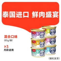 顽皮 猫罐头85g主食罐泰国进口猫咪零食湿粮补水营养整箱24罐