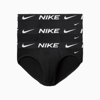 【破价】Nike 耐克男士必备微弹力三角内裤(3 件装), 黑色 / 黑色