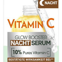 【破价】Garnier 卡尼尔 夜间精华 含维生素 C 对抗深色斑点和疲倦皮肤 纯植物* 含10%维生素 C 天然来源 亮夜精华 30ml